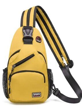 🆕 Convertible Sling Bag Crossbody Backpack, Bags with Headphone Jack Shoulder